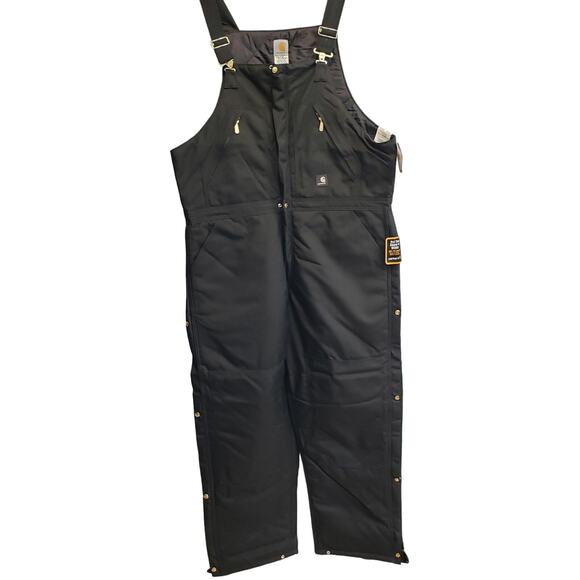 Carhartt Other - NWT CARHARTT Yukon Extremes Arctic Biberall R33 BLK (Dark Black) Men's 42X34